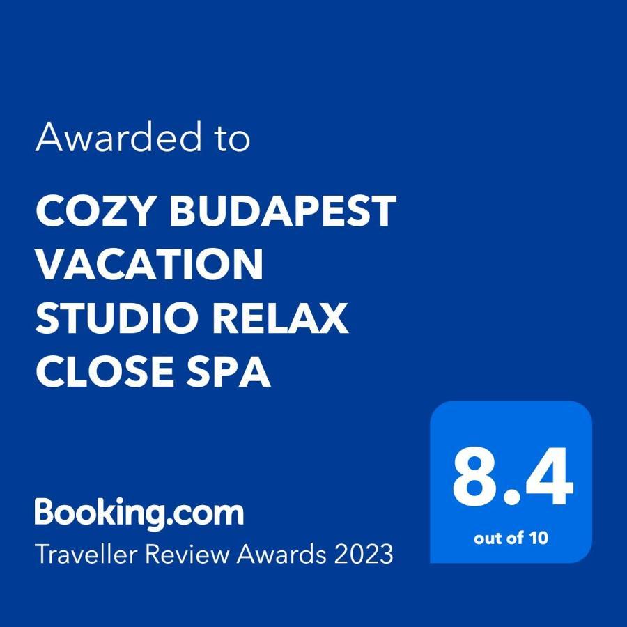 Cozy Budapest Vacation Studio Relax Close Spa Экстерьер фото